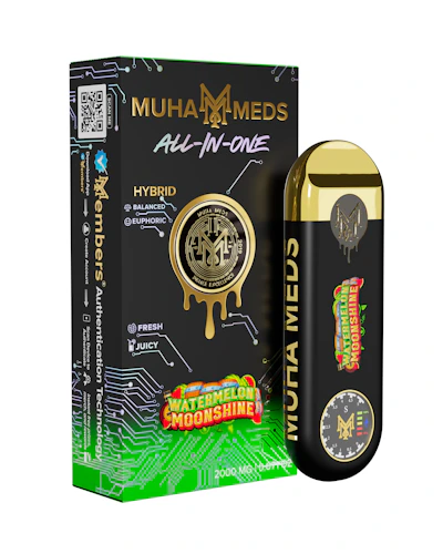 Muha Meds - 2g Disposable - Watermelon Moonshine