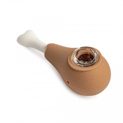 Chicken Drumstick Silicone Hand Pipe