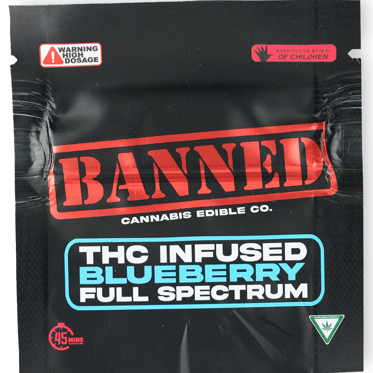 Banned - 200mg Single Gummy - Blueberry