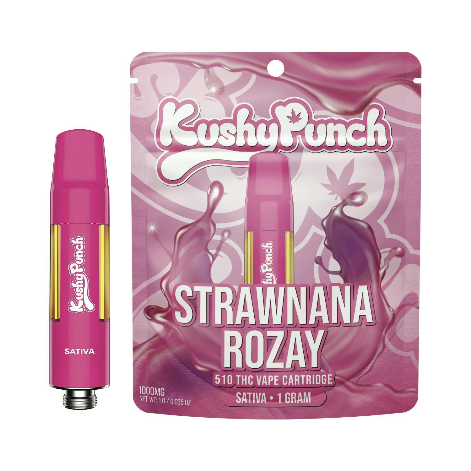 Kushy Punch | Cart 1g | S | Strawnana Rozay