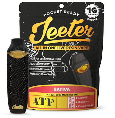 Jeeter - 1g Live Resin Disposable - ATF - DISPOSABLES by Jeeter at King of Budz