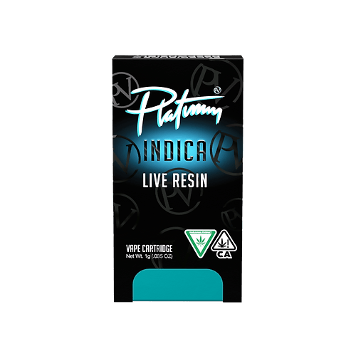 Platinum Vape - Blackberry Kush Live Resin Cart