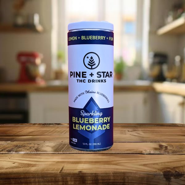 Blueberry Lemonade Sparkling Drink (H) - 5mg - Pine & Star