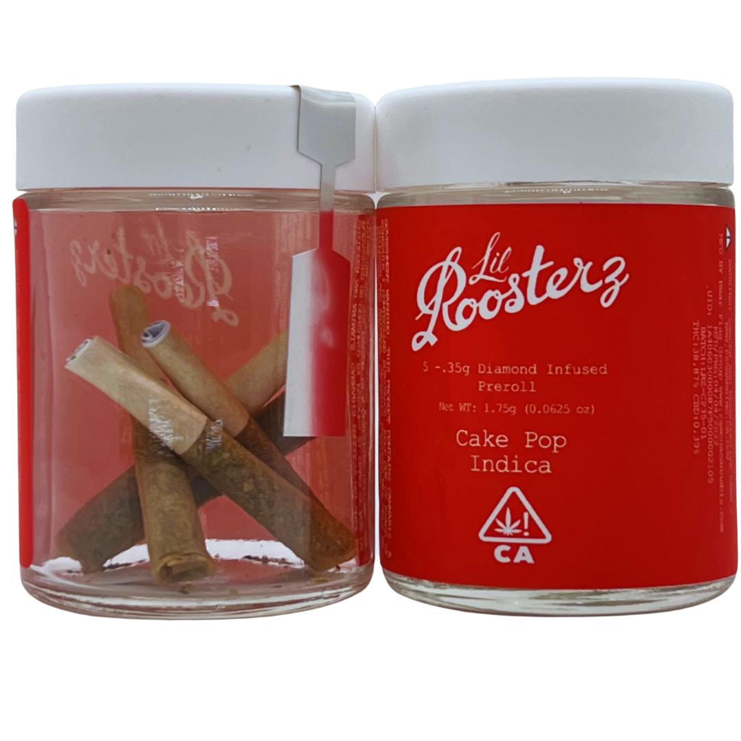 Cake Pop .35g Infused Preroll 5pk | Rooster | Indica | Ramona Cannabis Co