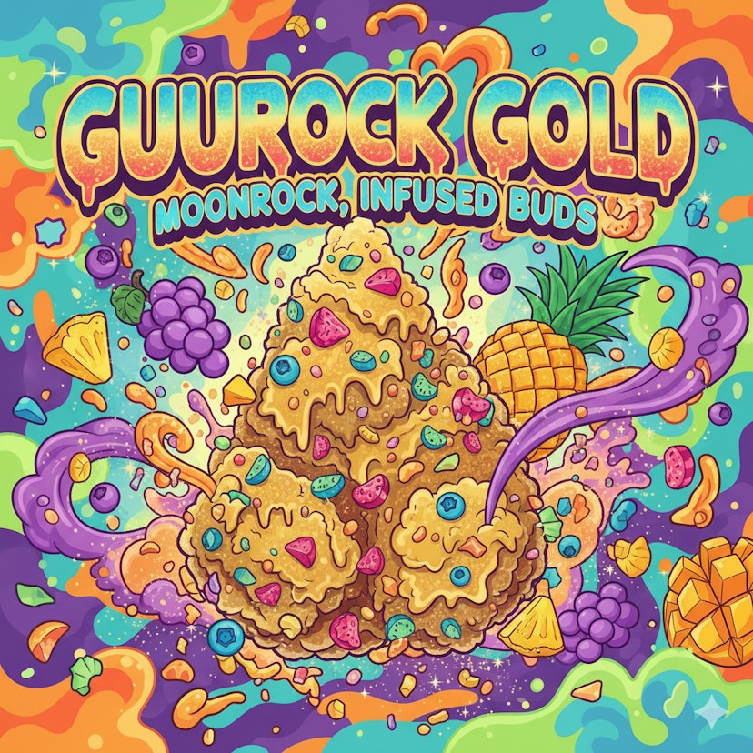 710 Savant - GuuRock Gold - Infused Buds