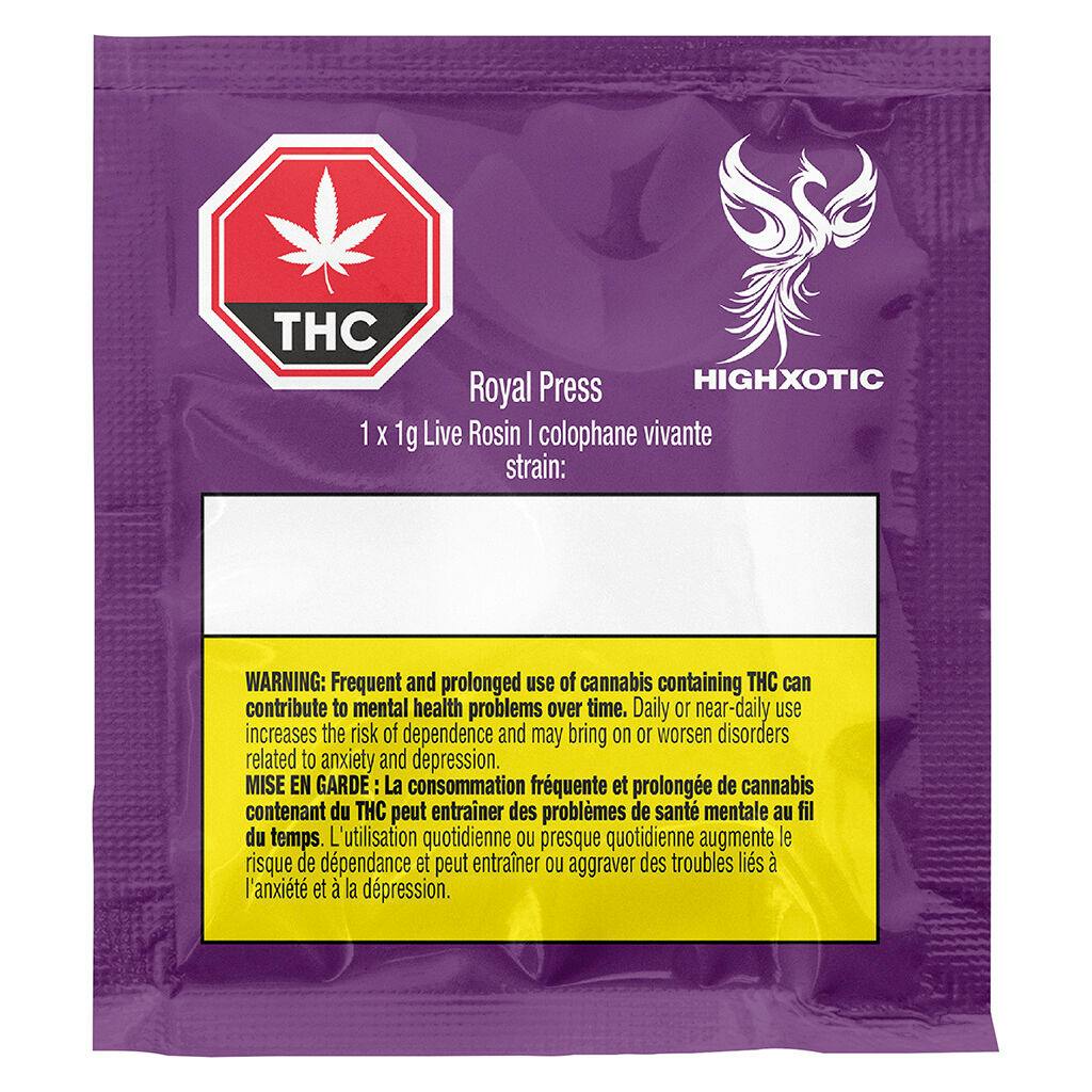 HighXotic - Royal Press Live Rosin