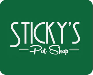 logo for Sticky's Pot Shop