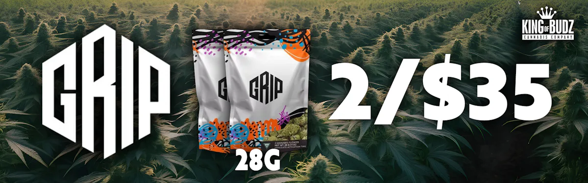 GRIP 28g Prepack - 2 for $35