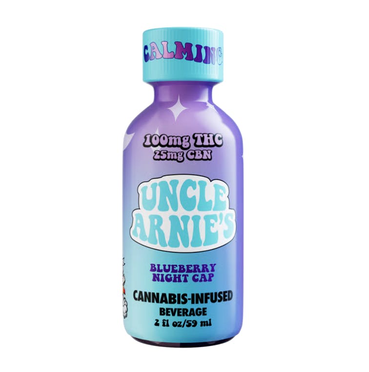 Product GTI Uncle Arnie's 2oz Drinks - Blueberry Nightcap 4:1 (100mgTHC:25mgCBN)