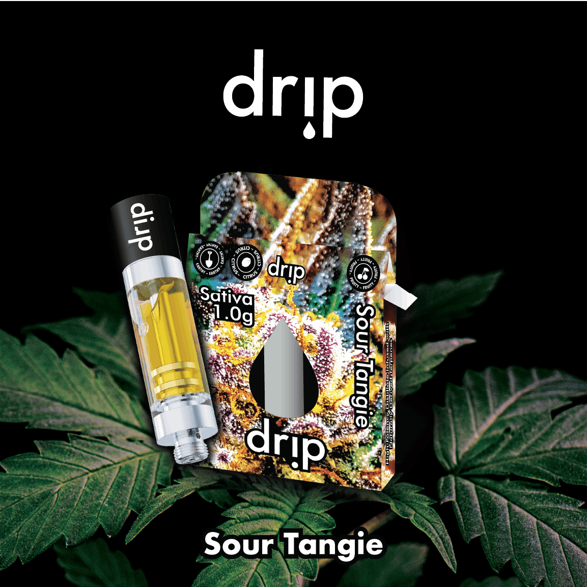 Drip Super Lemon Haze Cartridge | 1g - Puff Cannabis Cannabis