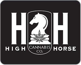 logo for High Horse Cannabis - Chaparral