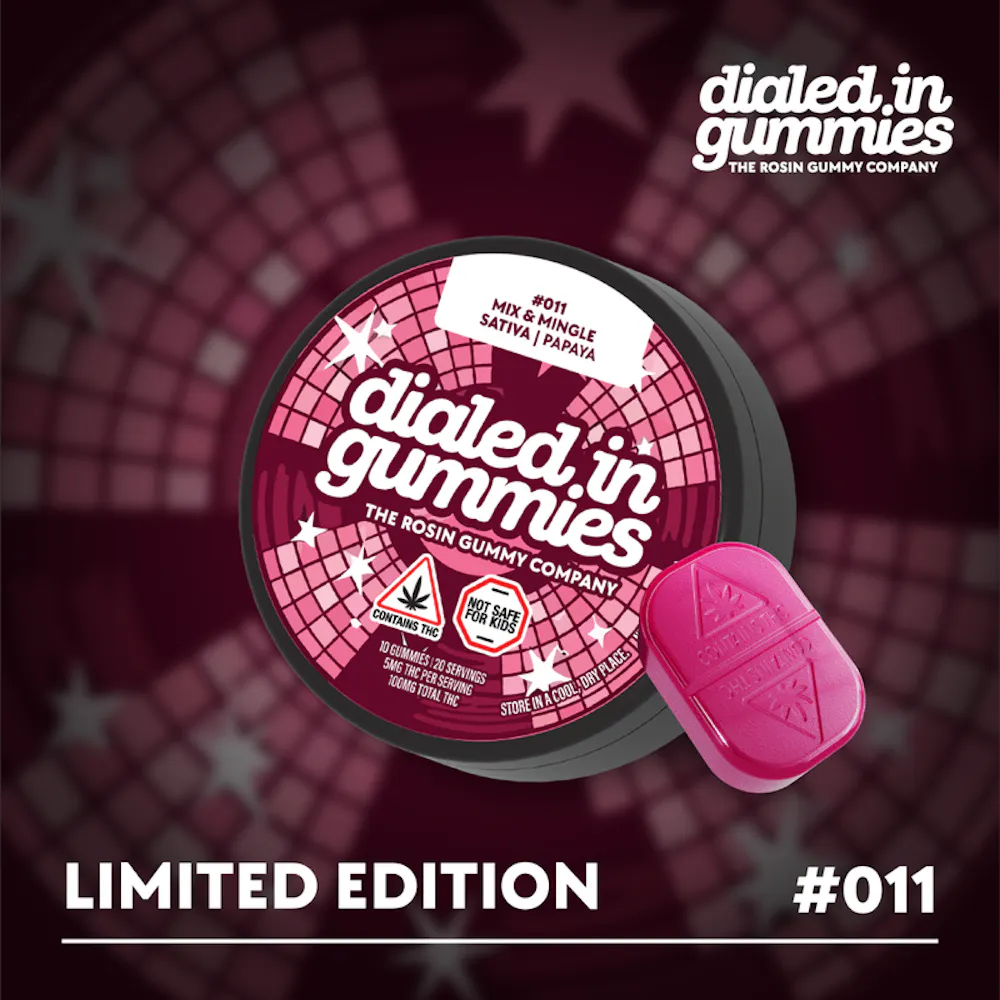Product Papaya x Mix and Mingle - Rosin Gummies - 100MG