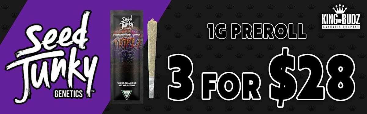 Seed Junky 1g Prerolls - 3/$28