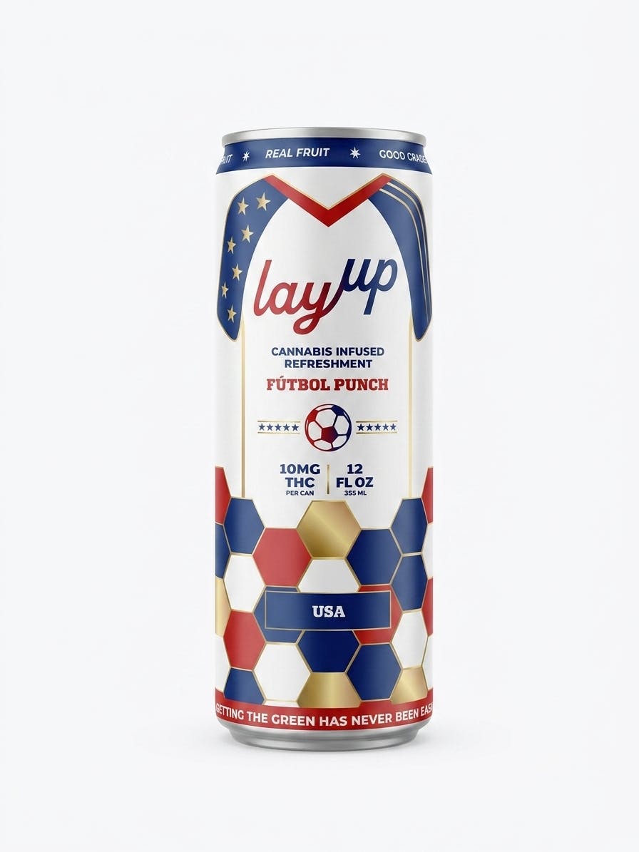 LayUp | Futbol Punch 12 oz Single Can | 10mg