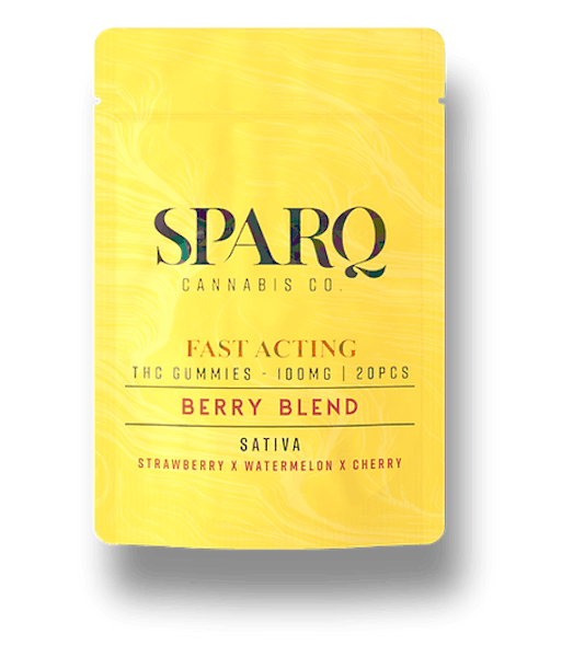 Berry Blend (S) - 100mg Sativa Nano Gummies - Sparq