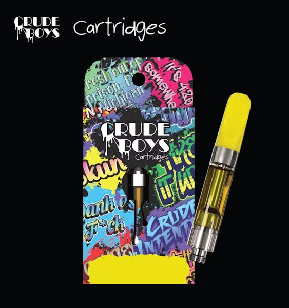 Strawberry Kush (S) - 1g Vape Cartridge - Crude Boys