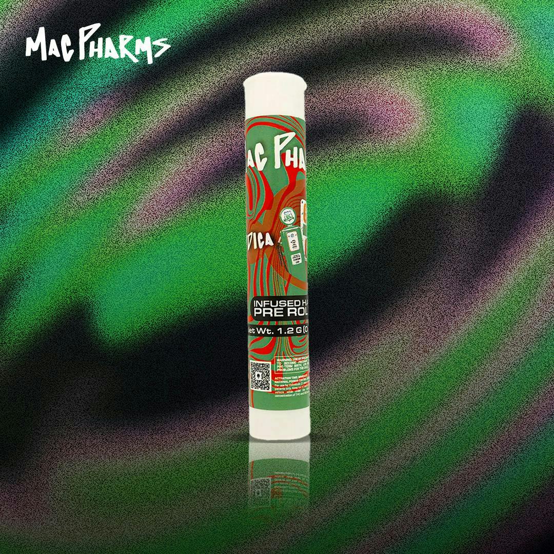 Product: MAC PHARMS | GAS N' GO | INFUSED PRE-ROLL INDICA/HYBRID