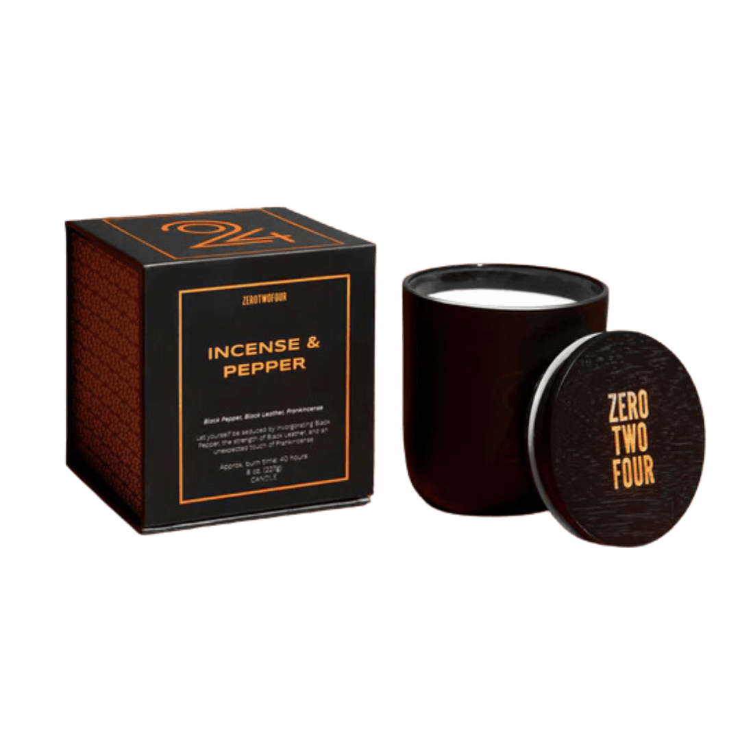 ZeroTwoFour Candle | Incense & Pepper - ACCESSORIES cannabis product, N/A