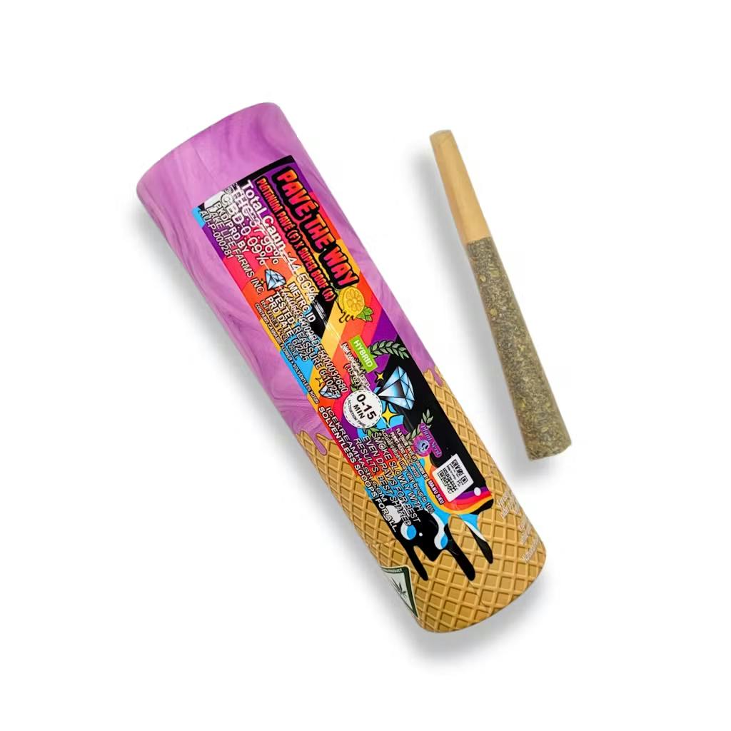Ice Kream Hash - 1g Rosin Infused Preroll - Pave The Way
