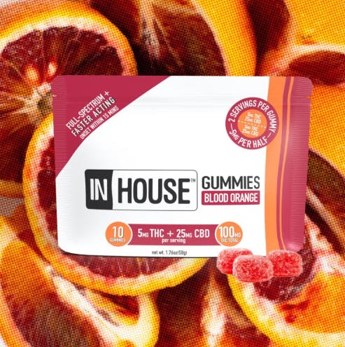 Product In House | Blood Orange 1:5 | Gummies | 100mg THC / CBD