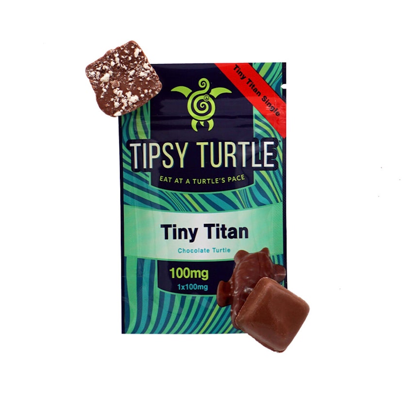 Tipsy Turtle Edibles: Tiny Titan Turtle Single 100mg