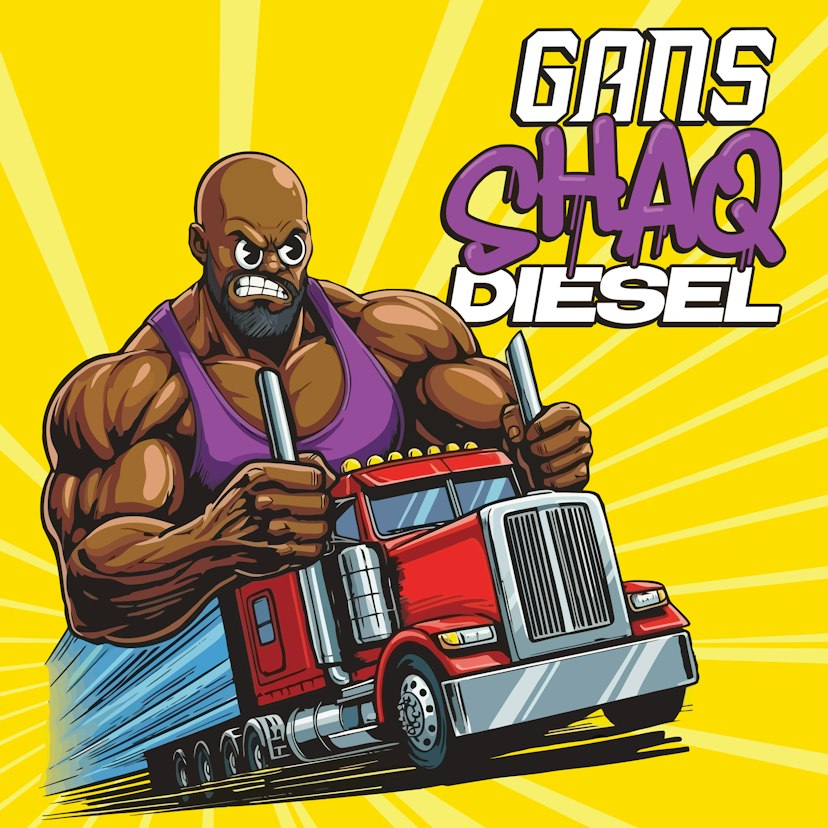 【ZAZA JP】banana dieselフル Zaza Tier Deli - Shaq Diesel