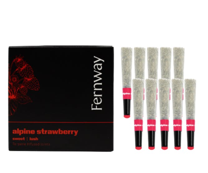 Photo of Alpine Strawberry Terpene Infused Pre-Roll 10-pack | 5g