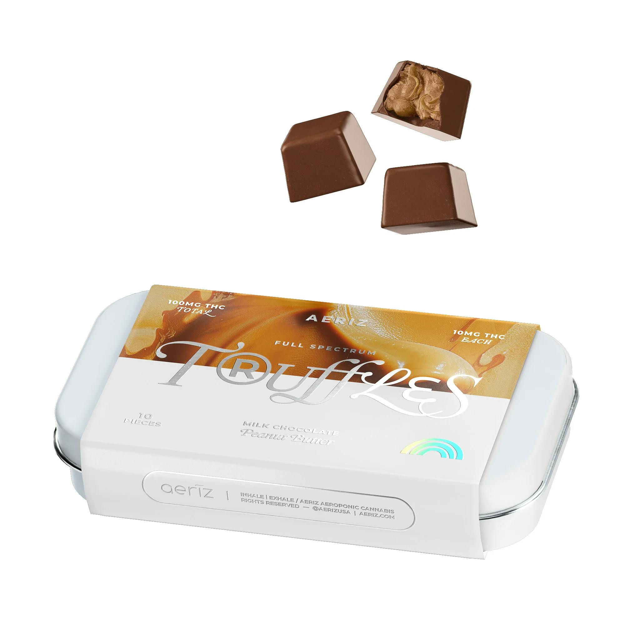 Product AZ Chocolate Truffles - Peanut Butter 100mg (10pk)