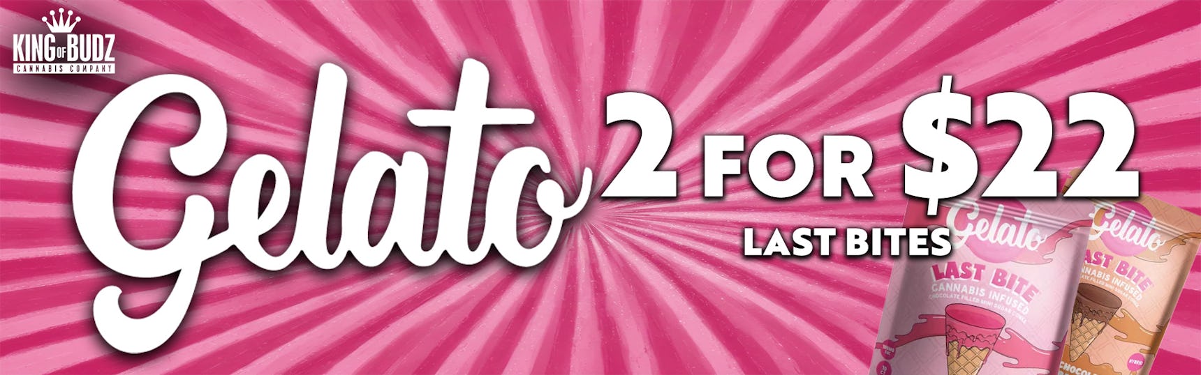 Gelato Last Bite Waffle Cones 2/$22