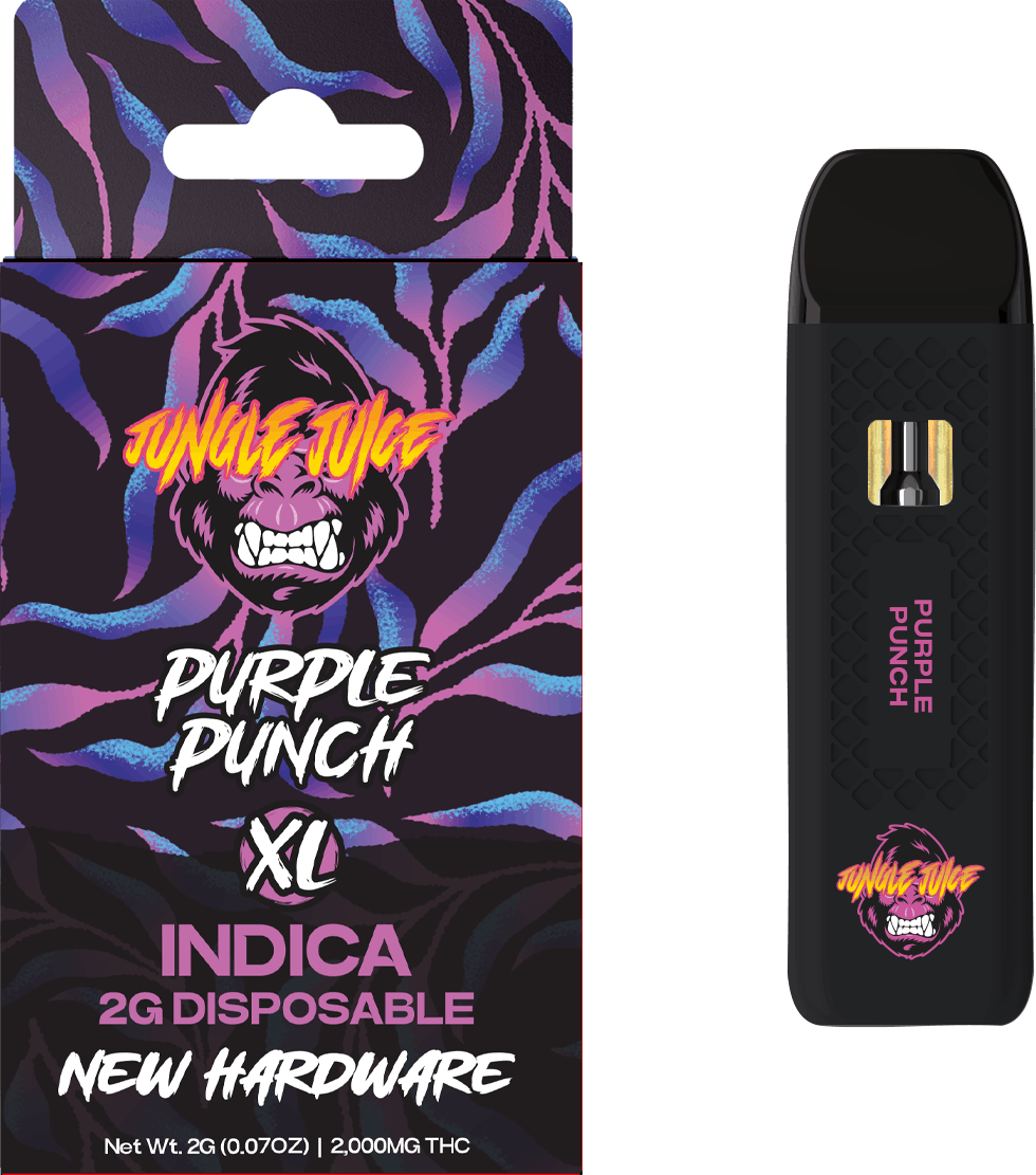 Product: JUNGLE JUICE | PURPLE PUNCH | DISPOSABLE INDICA