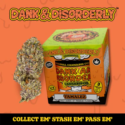 Dank & Disorderly - 14g Prepack Jar - Tamalez - FLOWER by Dank & Disorderly at King of Budz
