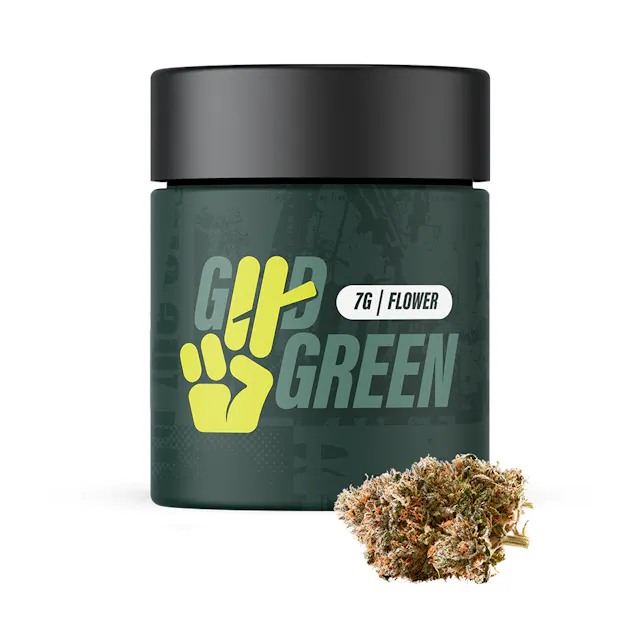 Good Green Mixed Buds Black Maple 7g (hybrid, flower)