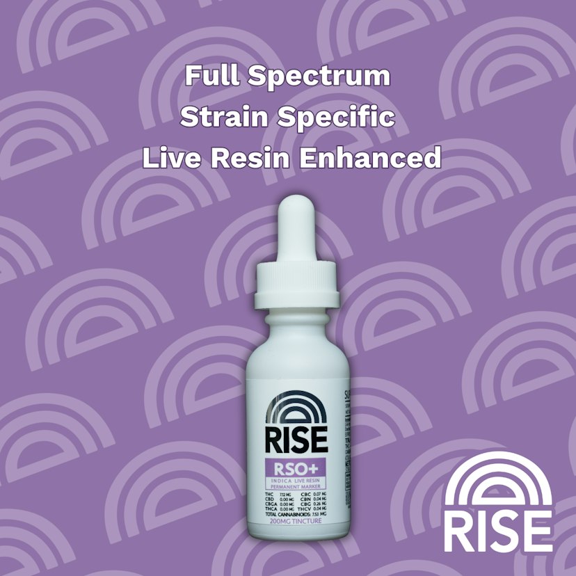 RISE RSO+ Tincture – Permanent Marker 200MG
