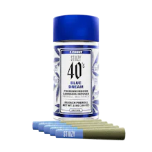 Stiiizy - 5-Pack .5g Live Resin Infused Blunts - Blue Dream