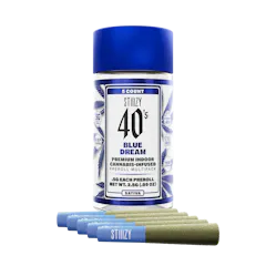 Blue Dream 40's Infused Pre-Roll 0.5g 5-pack | 2.5g