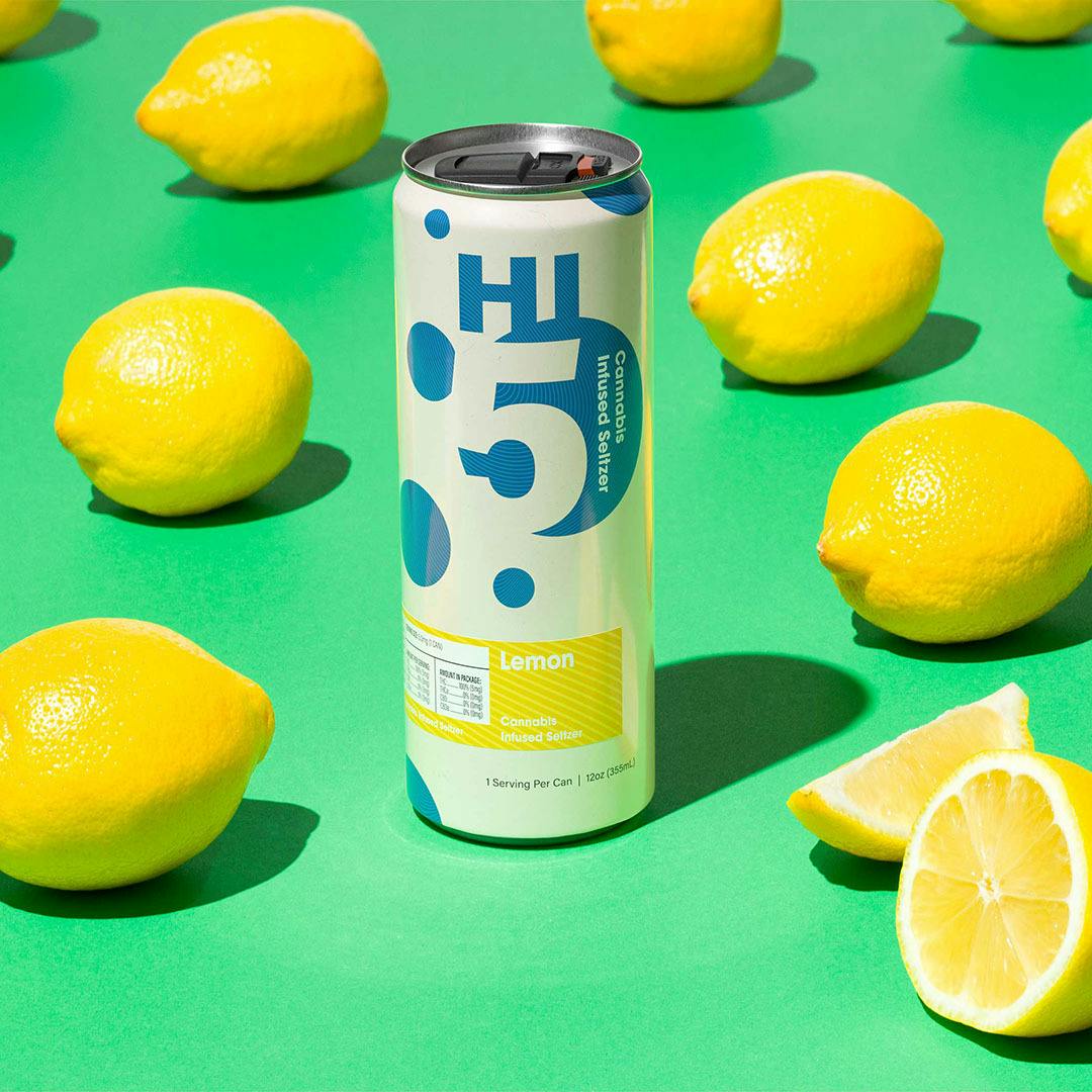 Hi5 Seltzer - 5 mg THC - Lemon (TAX INCLUDED)