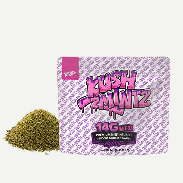 MINTZ - KIEF INFUSED GROUND FLOWER - KUSH MINTZ - Hybrid
