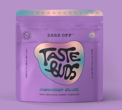 Product AZ Daze Off Taste Buds Gummies - Moondrop Grape 100mg (10pk) with CBN