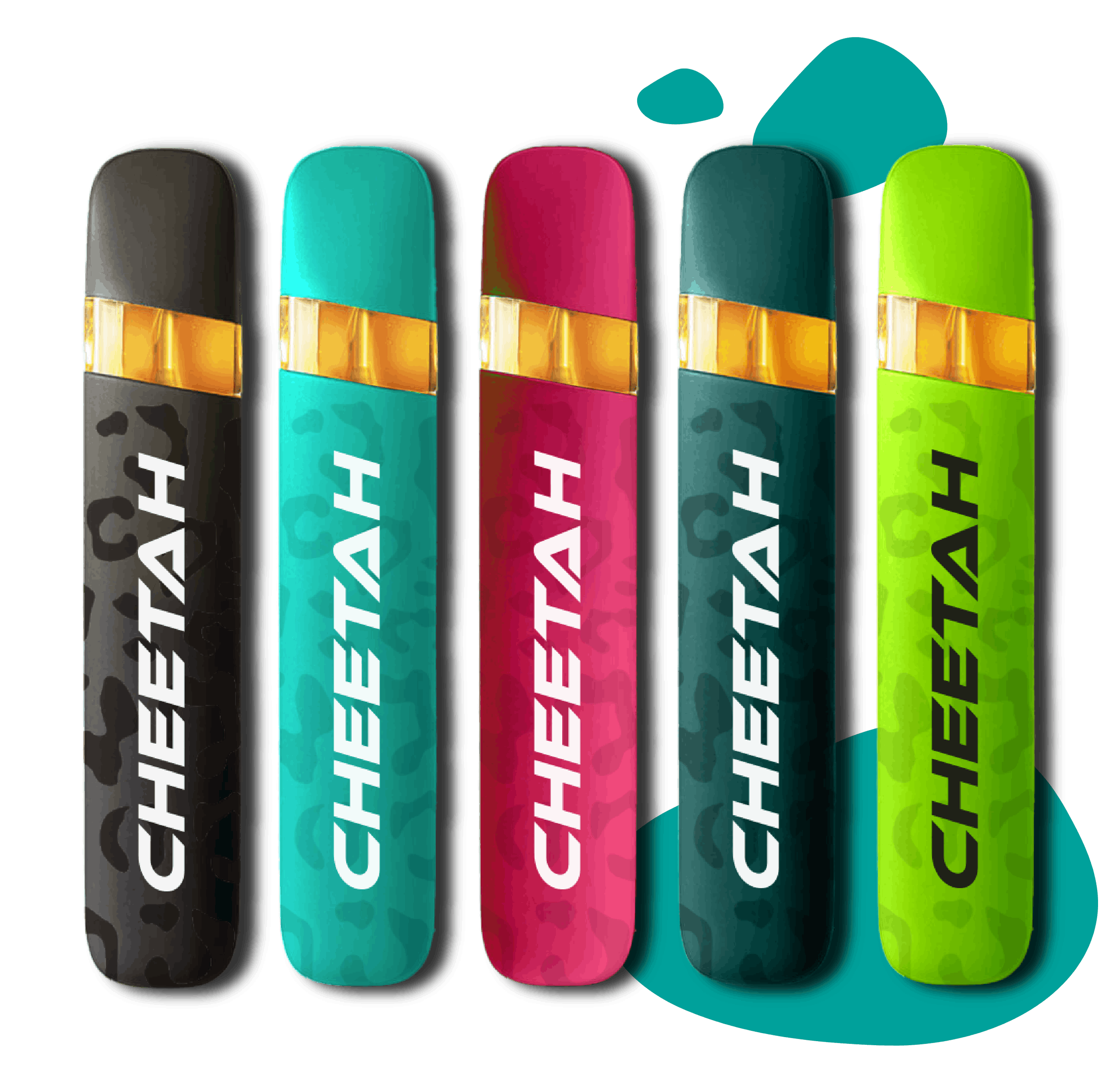 Cheetah | Motor Breath 15 Live Resin Disposable (Dark Green Cheetah | Motor Breath 15 Live Resin Disposable (Dark Green