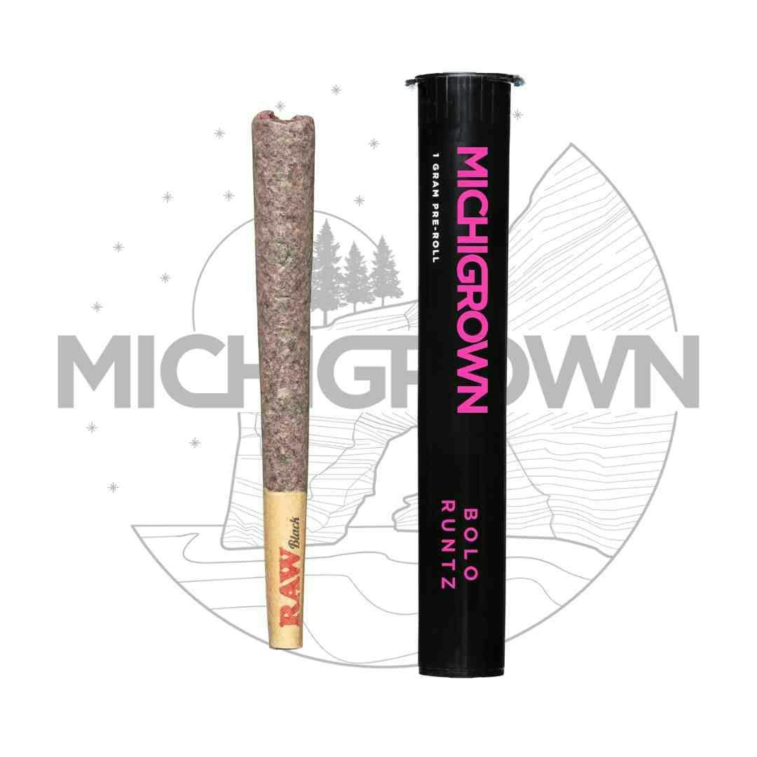 Michigrown - 1g Preroll - Bolo Runtz