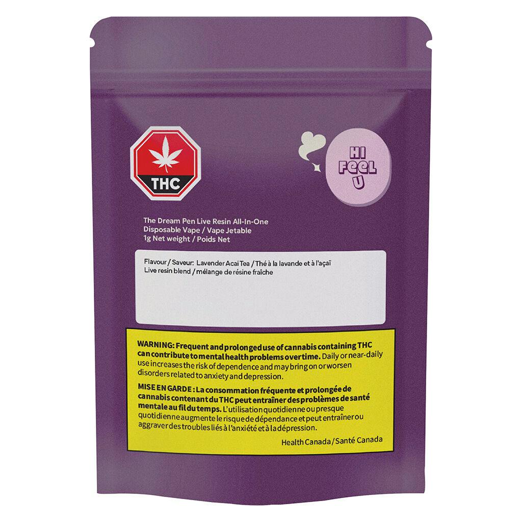 hifeelu - Dream Live Resin All-In-One (Lavender Acai Tea)-0