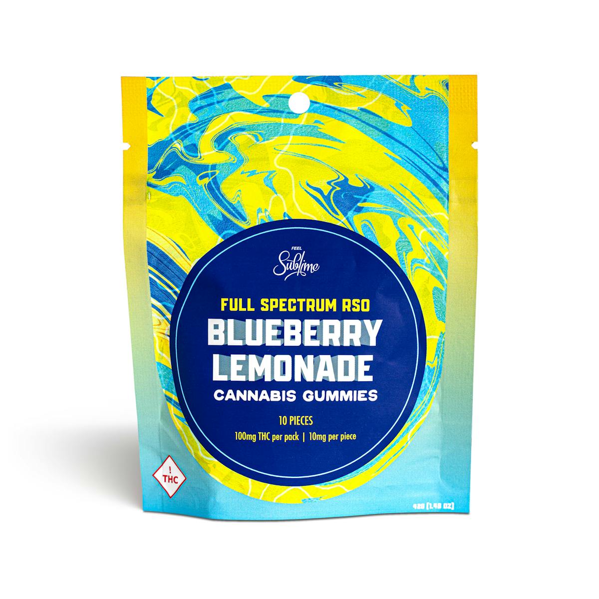 Photo of Blueberry Lemonade RSO Gummies – 100mg