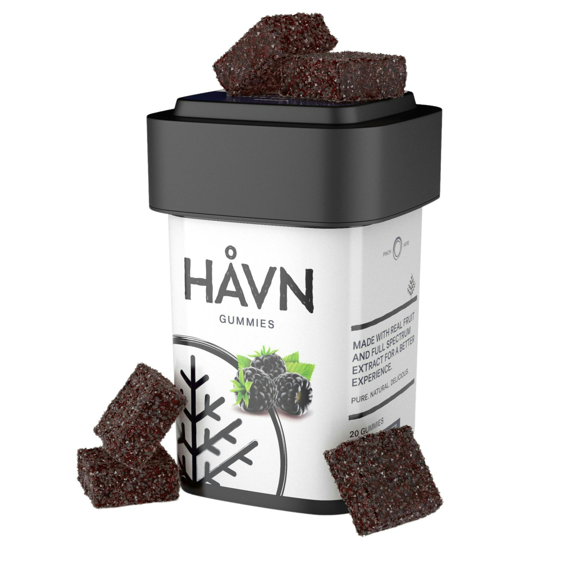Product Blackberry Hash Rosin Gummies 2:1 THC:CBN | Edibles | 100mg THC 50mg CBN