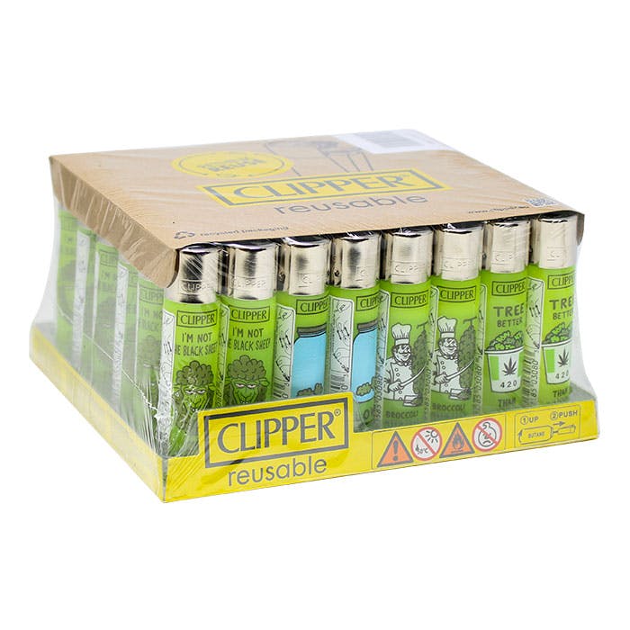 Clipper | Reusable Regular or Torch Lighters - Assorted Colours