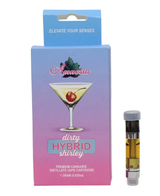 Amnesia - 1g Cart - Dirty Shirley
