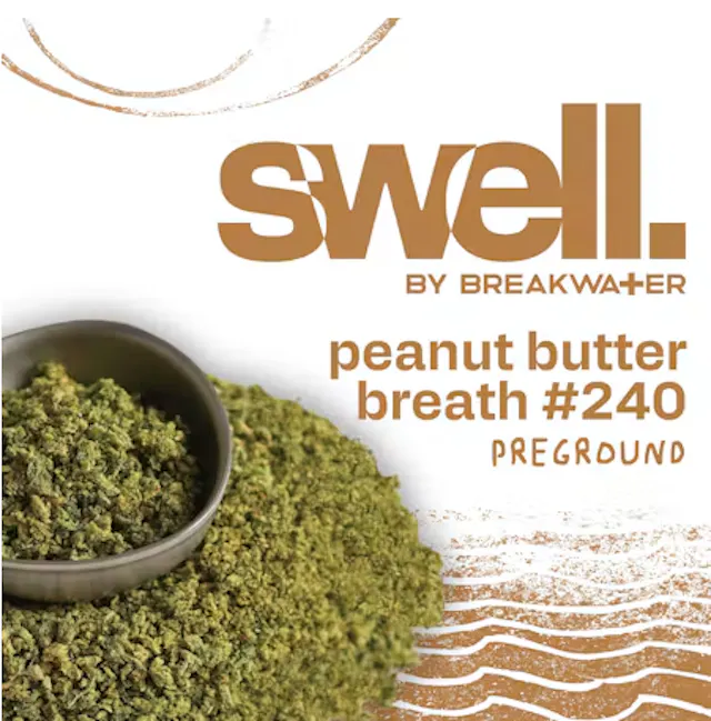 Swell Edibles Swell Pre-Ground Flower Peanut Butter Breath #240 14g (hybrid, pre ground)