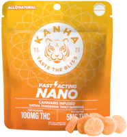 Product Kanha - Tangerine Twist Nano Gummies (100mg 10pk)