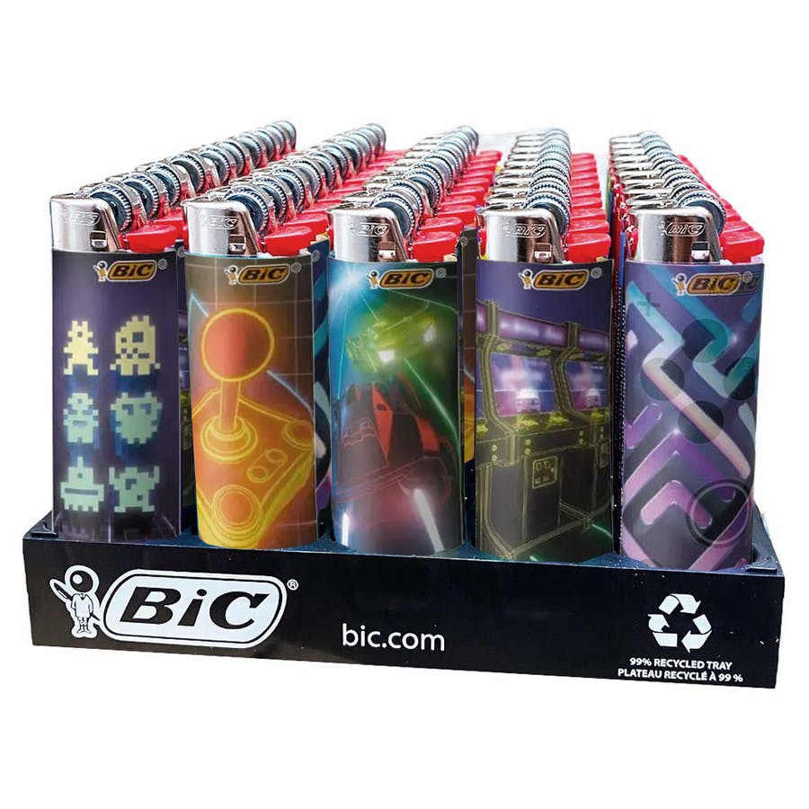 8 Bic Lighters Assorted Fish Fishing Game Regular Disposable (1