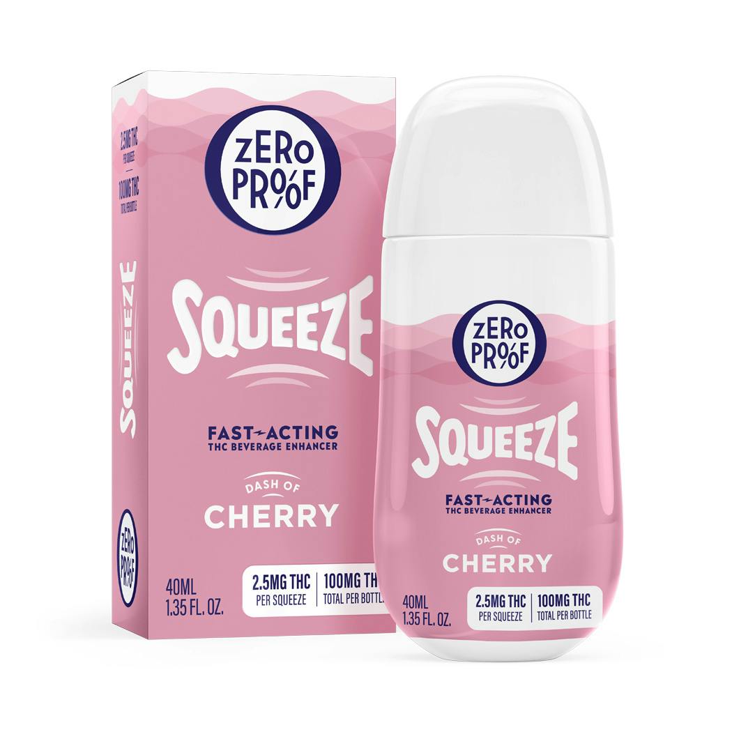 Zero Proof Squeeze Dash Of Cherry 100mg | Curaleaf