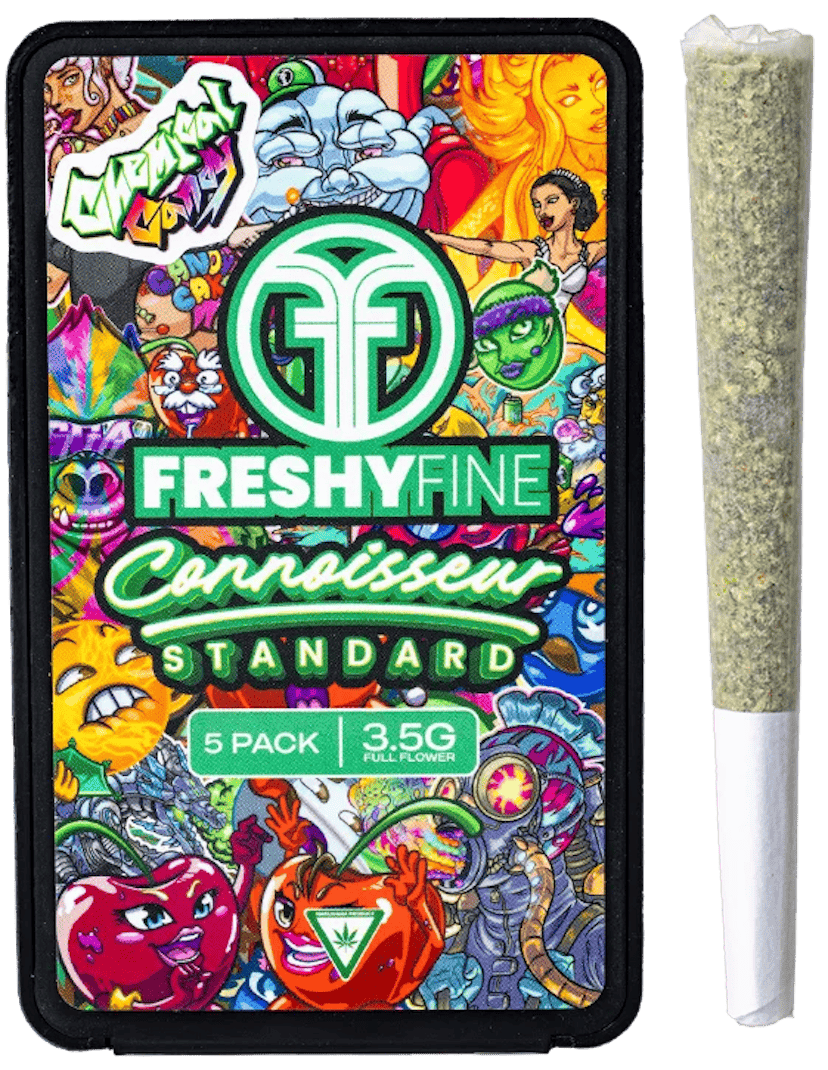 Freshy Fine | 5 x .7g Preroll Pack | Amaretto Mints
